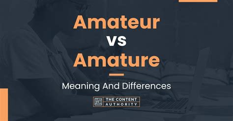 amature meaning